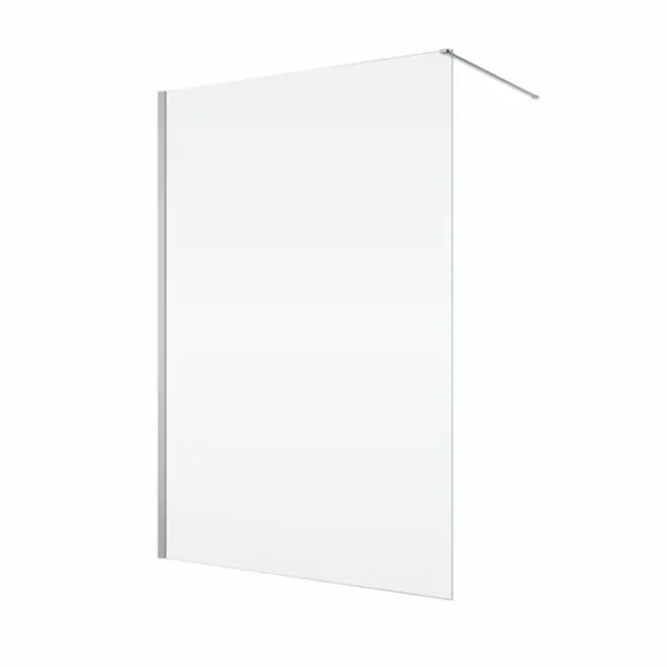 Paravan dus sticla walk-in 120x200 cm, slefuit lucios, sticla 8 mm, Ronal Easy