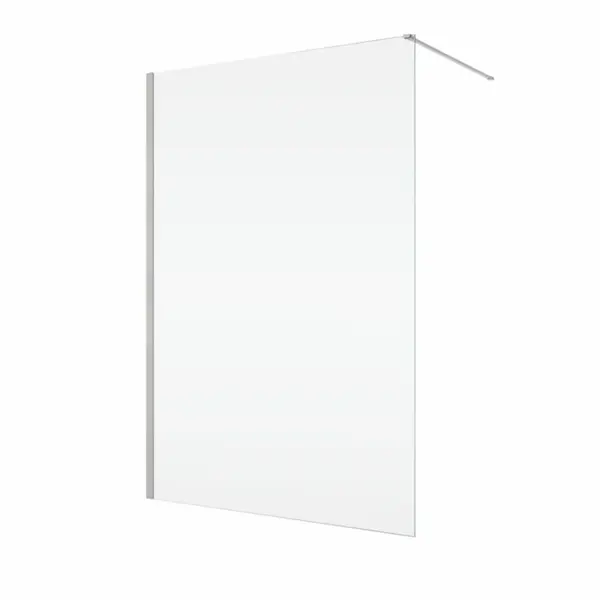 Paravan dus sticla walk-in 80x200 cm, crom periat, sticla 8 mm, Ronal Easy