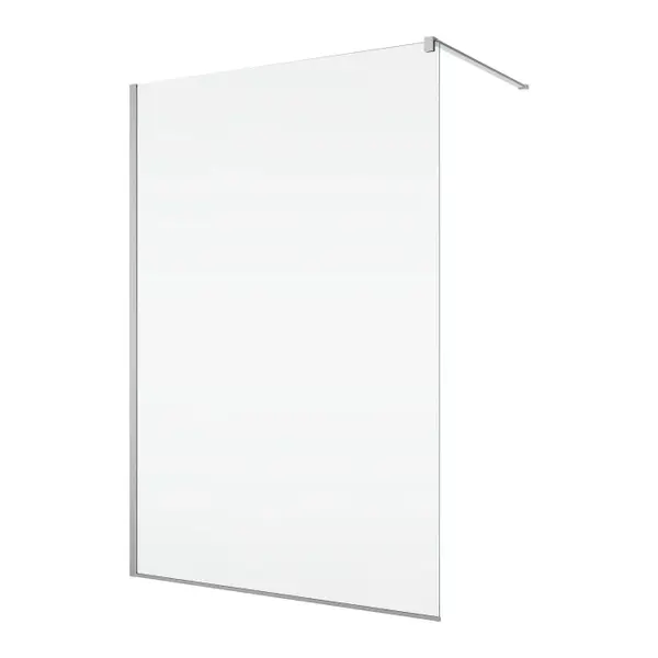 Paravan dus sticla walk-in 80x200 cm cu cadru metalic crom Sanswiss Easy