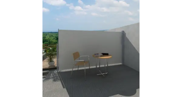 Paravan pentru Curte si Terasa Lateral 160 x 300 cm Crem