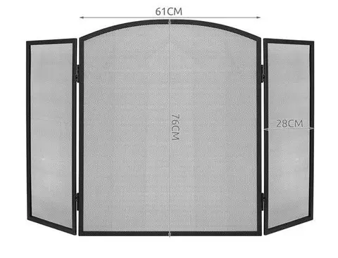 Paravan protectie semineu PK013