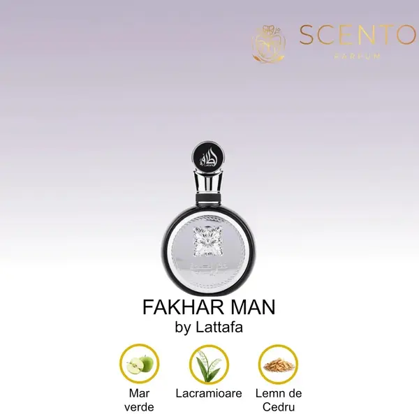 Parfum arabesc Lattafa Fakhar Man , apa de parfum 100 ml, barbati - Original Dubai