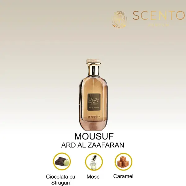 Parfum arabesc Mousuf, Ard Al Zaafaran, apa de parfum, unisex - 100ml - Original Dubai
