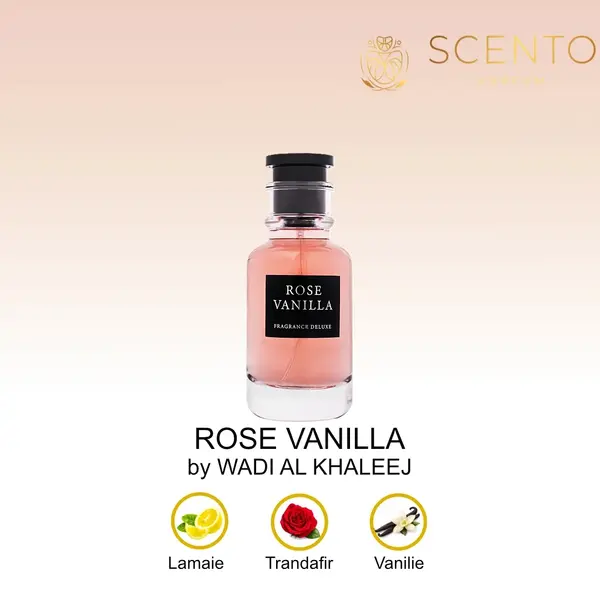 Parfum arabesc Rose Vanilla, apa de parfum 100 ml, femei