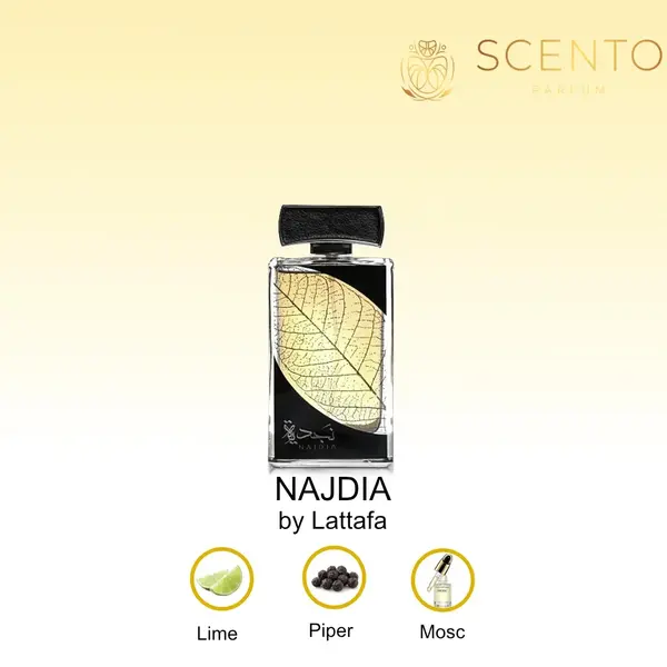 Parfum bărbătesc Lattafa NAJDIA 100 ml - Original Dubai
