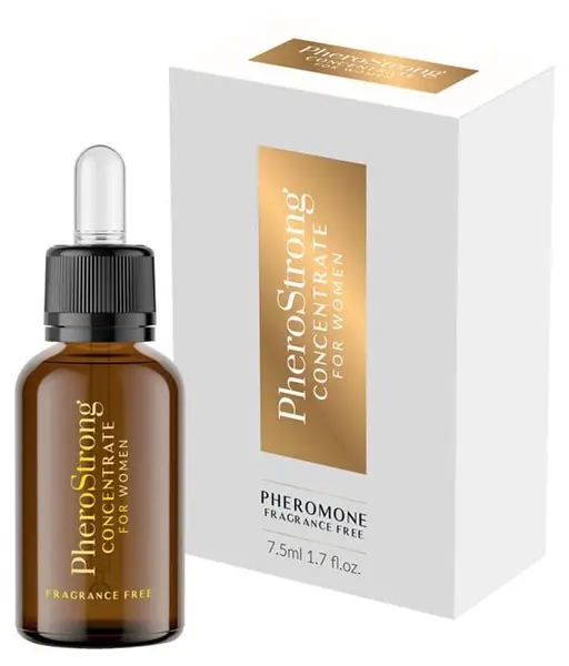 Parfum cu feromoni Pherostrong Concentrate, pentru femei, stimulează dorința bărbaților, 7.5 ml