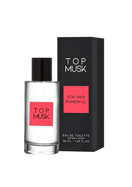 Parfum cu feromoni Ruf - Top Musk pentru atractivitatea crescută a bărbaților, 50 ml
