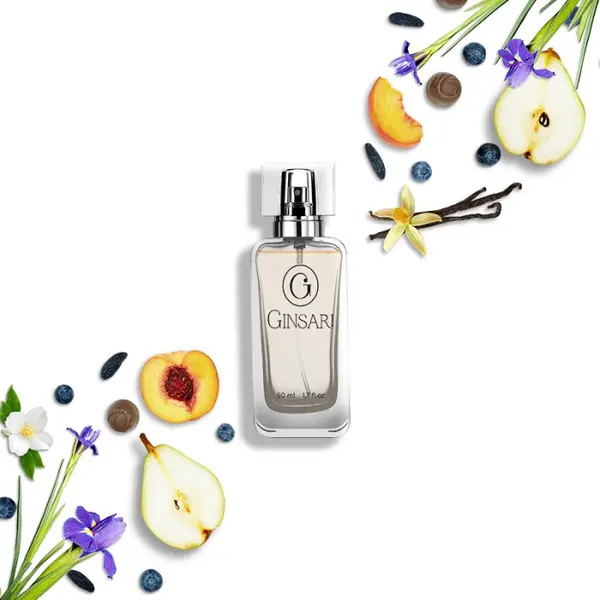Parfum dama Ginsari 33, Floral Fructat Dulce, 50 ml