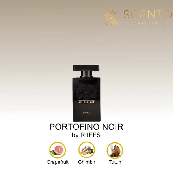 Parfum Portofino Noir, Riiffs, apa de parfum 100ml, barbati