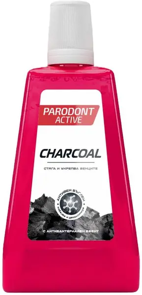 Parodont Active Apă de gură Charcoal, 300 ml