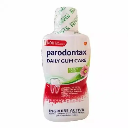 Parodontax apa gura Daily gum care herbal twist, 500ml Zephyr Labs