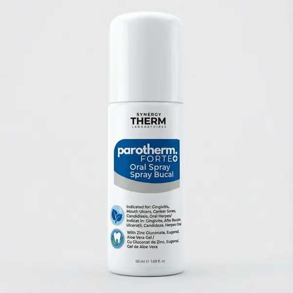 Parotherm FORTE - Spray Oral Antimicrobian pentru Mucoasă și Halitoză, cu Xylitol