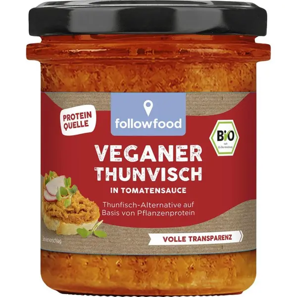Pasta alternativa la ton cu rosii pe baza de proteina vegetala, eco - 180 g