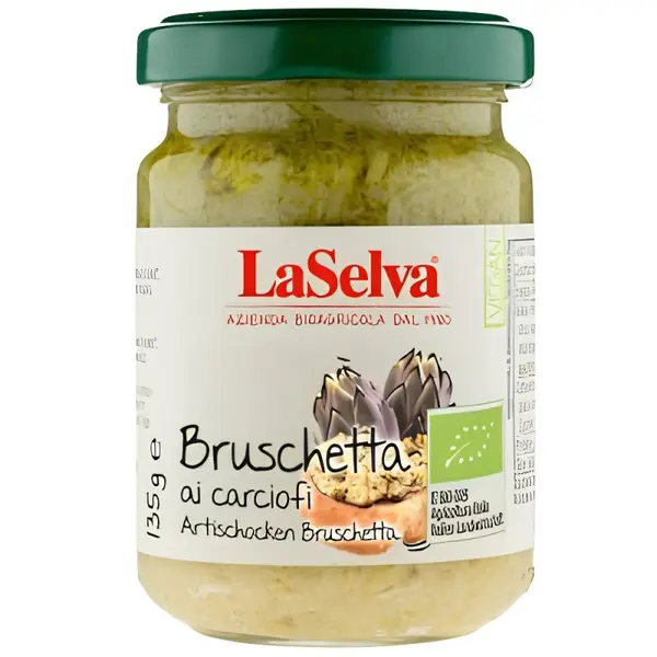 Pasta Bio Bruschetta pe Baza de Anghinare, LaSelva, 130 g