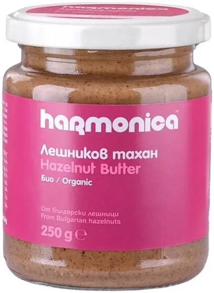 Pasta de alune bio, 250 g, Harmonica