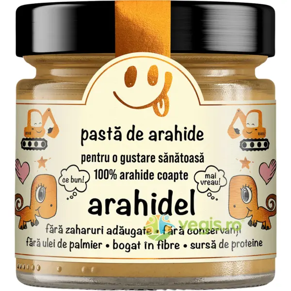 Pasta de Arahide Coapte fara Zahar Adaugat Arahidel Secretele Evei 250g