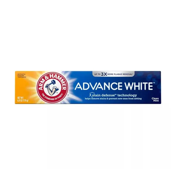 Pastă de Dinți, Arm & Hammer, Advance White, Extreme, pentru Albirea Dinților, cu Bicarbonat și Peroxid, 170 g