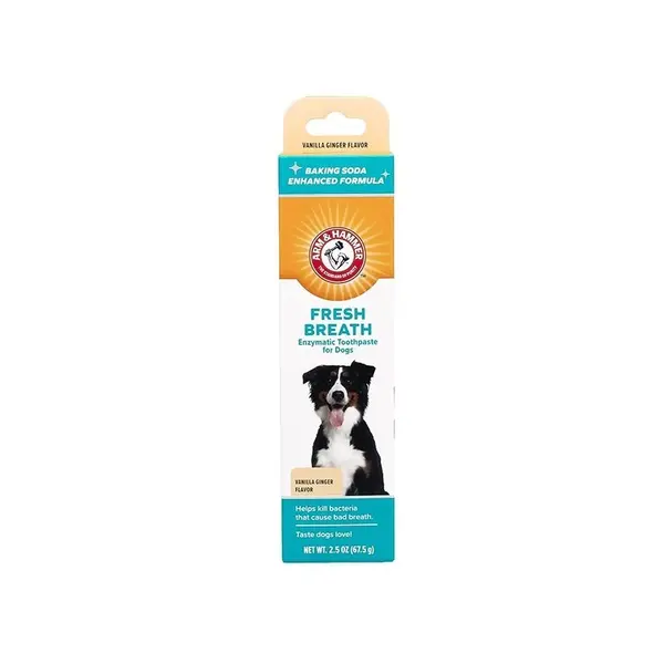 Pasta de Dinti, Arm & Hammer, Fresh Breath, Curatare Eficienta cu Bicarbonat de Sodiu, Aroma Vanilie si Ghimbir, 67.5gr