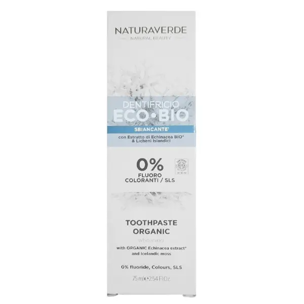 Pasta de Dinti Bio, Gel Whitening Naturaverde 75 ml