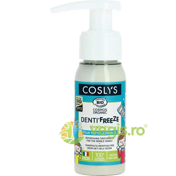 Pasta de Dinti Bio Respiratie Proaspata pentru Toata Familia cu Menta Travel Size 55g