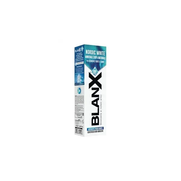 Pasta de Dinti, BlanX, Nordic White, Efect Albirea Dintilor cu Minerale Nordice, 75ml