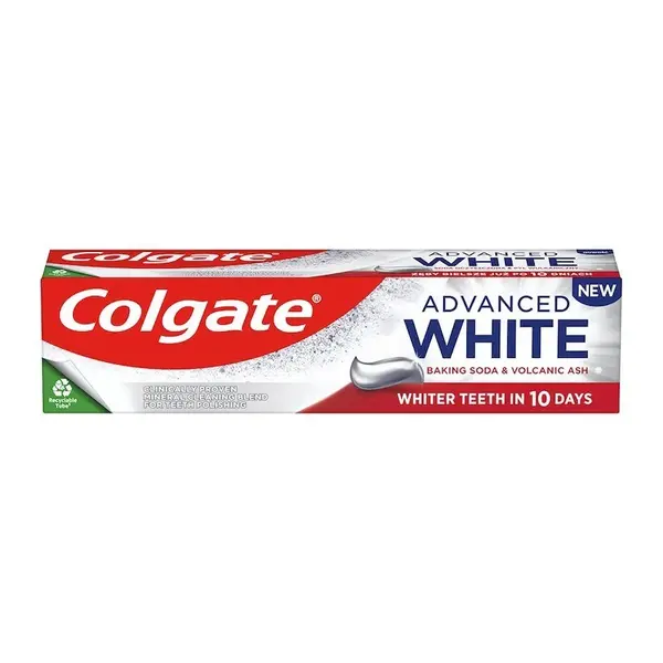 Pasta de Dinti, Colgate, Advanced White, Efect de Albire a Dintilor, cu Bicarbonat de Sodiu, 100ml