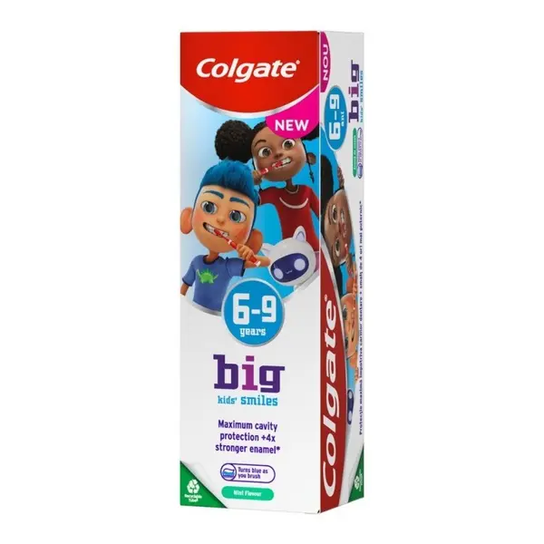 Pasta de Dinti Copii, Colgate, Big Kids' Smile, Aroma Menta, 6-9 ani, 50ml