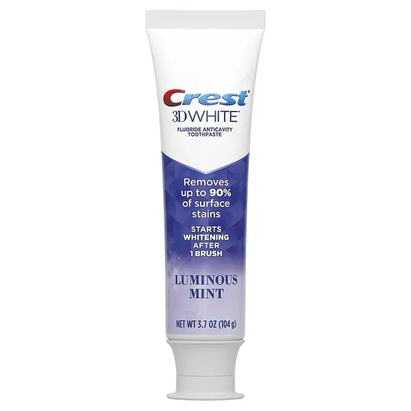 Pasta de Dinti, Crest 3D White, Luminous Mint, Efect Albire Intensiva, 104gr