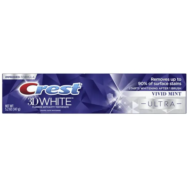 Pasta de Dinti, Crest, 3D White, Vivid Mint Ultra, Albire Intensiva, 147gr