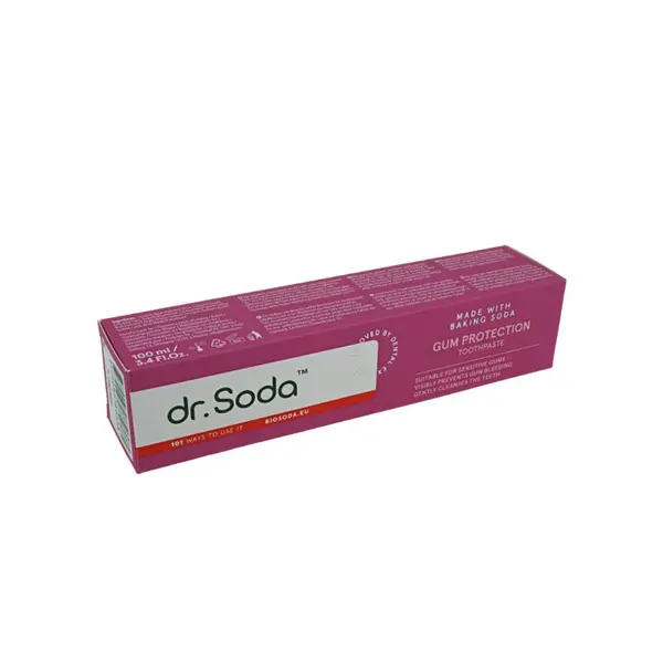 Pasta de dinti cu bicarbonat de sodiu Gum Protection 100ml Dr. Soda