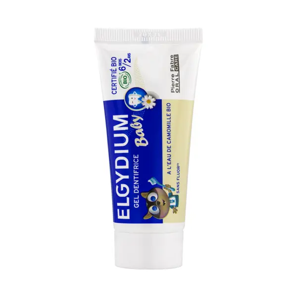 Pasta de dinti cu musetel Baby Organic Bio 6 luni-2 ani, Elgydium , Pierre Fabre | 30 ml