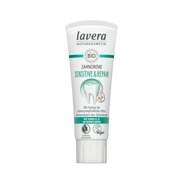 Pasta de dinti cu musetel si fluor Sensitive & Repair 75ml Lavera