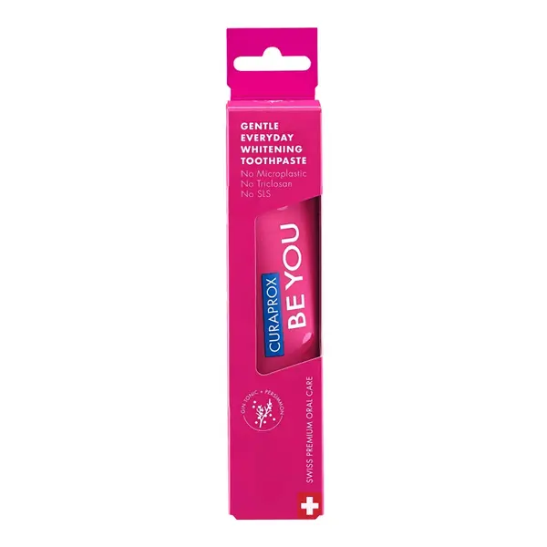 Pasta de Dinti, Curaprox, BeYou, Impotriva Cariilor, fara SLS, Aroma de Ienupar si Kaki, cu Fluor, 60ml