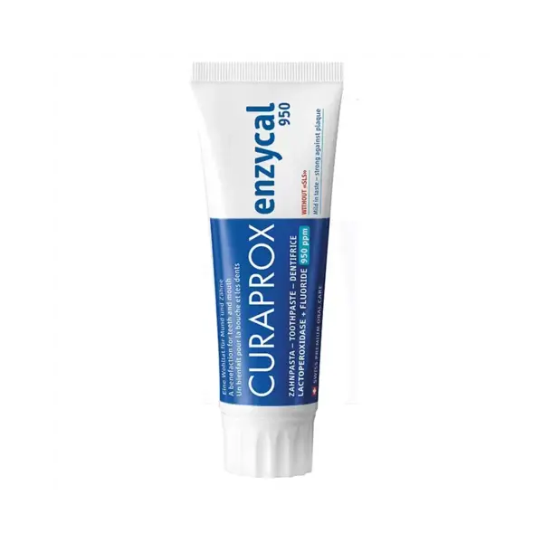 Pasta de Dinti, Curaprox, Enzycal 950PP, Impotriva Cariilor, fara SLS, cu Fluor si Enzime, 75ml