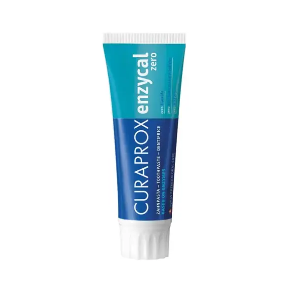 Pasta de Dinti, Curaprox, Enzycal Zero, Calmeaza si Vindeca Aftele Bucale, fara SLS, fara Fluor, 75ml