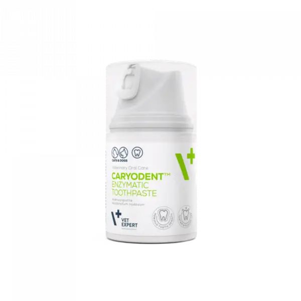 Pasta de dinti enzimatica pentru caini si pisici, CARYODENT VET EXPERT, gel, 50ml