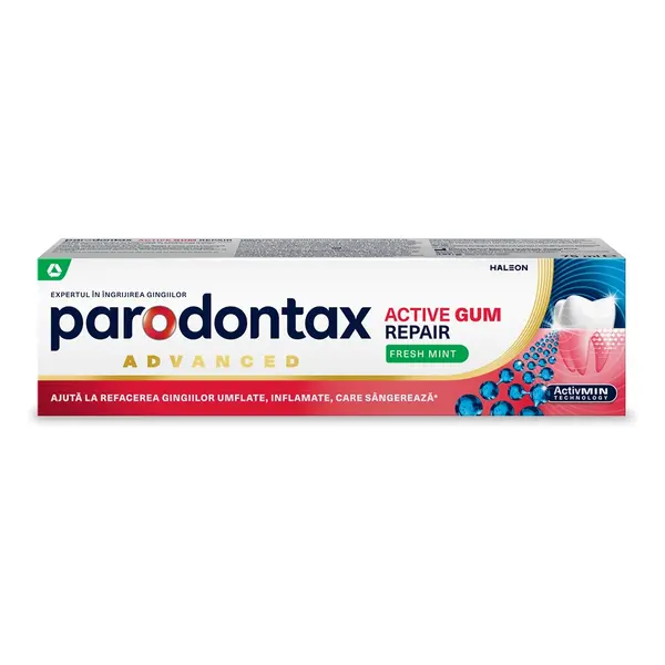 Pasta de dinti fresh mint Active Gum Repair, 75ml, Parodontax