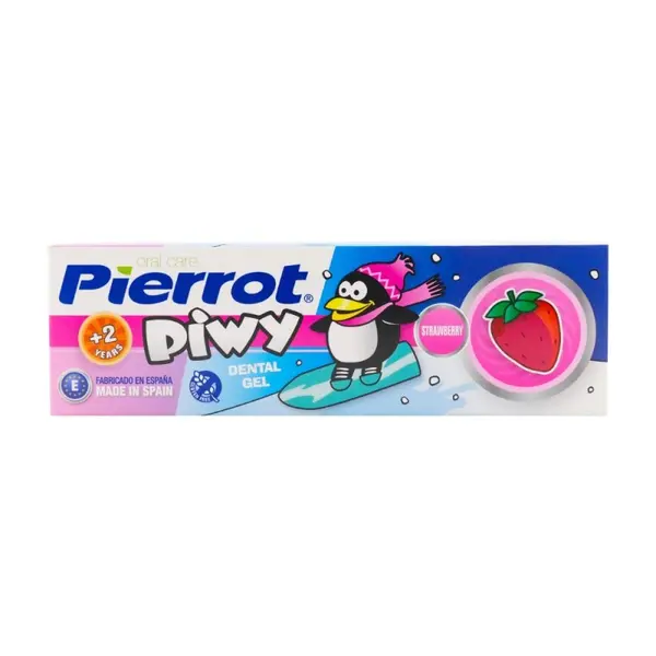 Pasta de Dinti Gel cu Aroma de Capsuni Piwy, Pierrot, 75 ml