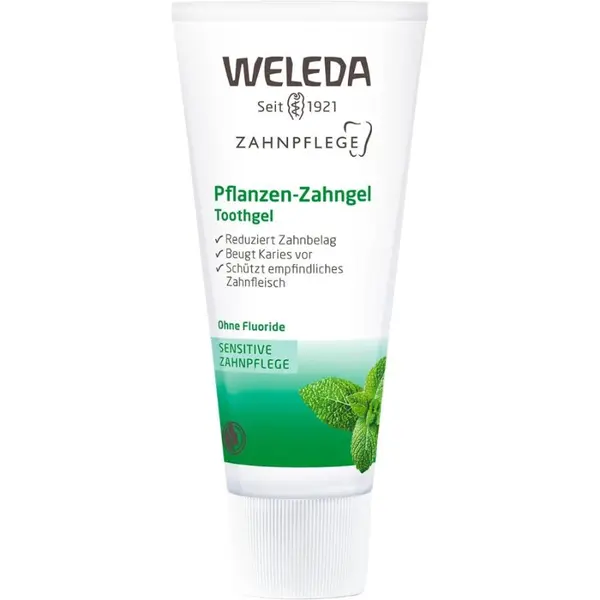 Pasta de dinti gel fara fluor cu plante - 75 ml