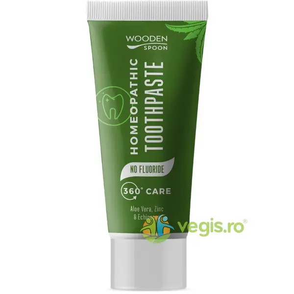 Pasta de Dinti Naturala Homeopata fara Fluor 360 Care 75ml