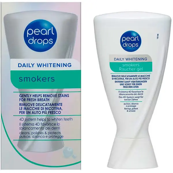 Pasta de Dinti, Pearl Drops, Daily Whitening, pentru Albirea Dintilor, Indeparteaza Petele de Fumat, 50ml