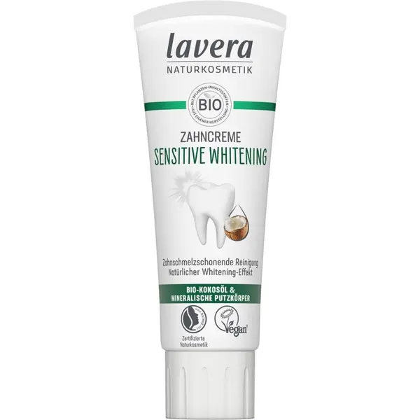 Pasta de dinti pentru albire sensitiv cu ulei de cocos si minerale - 75 ml
