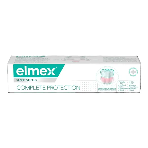 Pasta de dinti Sensitive Plus Complete Protection, 75 ml, Elmex