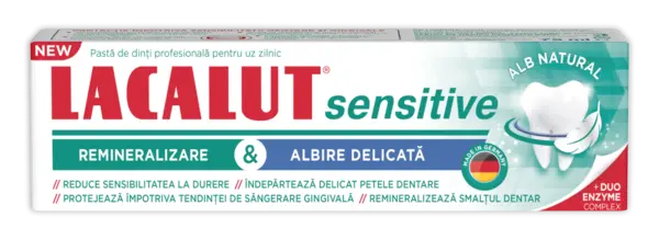 Pasta de dinti Sensitive Whitening, 75ml, Lacalut