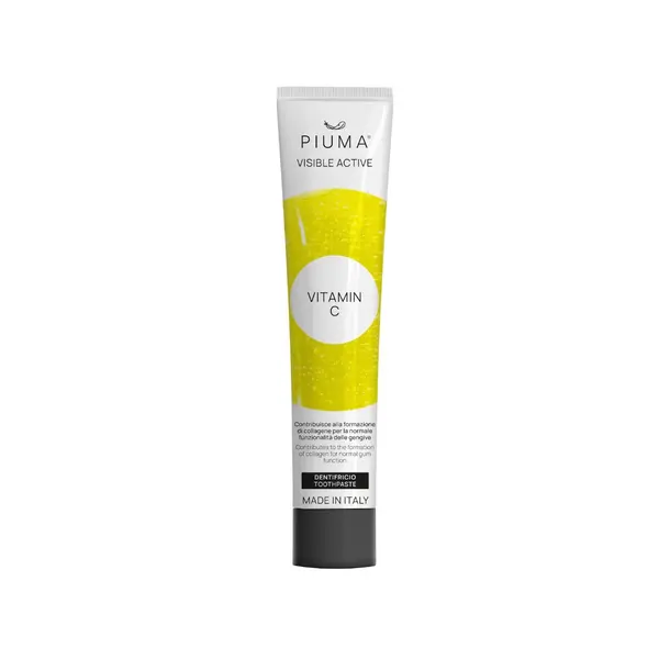Pasta de dinti Visible active Vitamina C, 75ml, Piuma