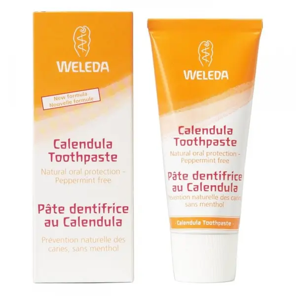 Pasta de Dinti, Weleda, Calendula, Ingrediente Naturale cu Galbenele, 75ml