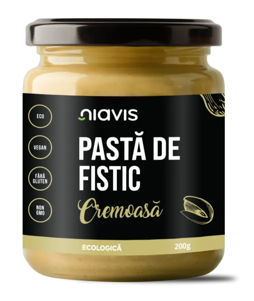 Pasta de fistic cremoasa, 200g, Niavis