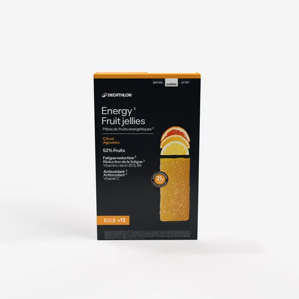 Pastă de fructe energizantă ecosize citrice 12x25g