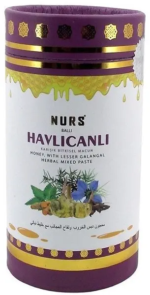 Pastă de plante cu miere de albine și galangal, 400 g, Nurs Lokman Hekim
