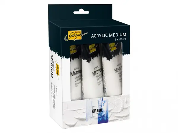 Pasta de structura acrilica, Solo Goya Medium, 3 x 100 ml